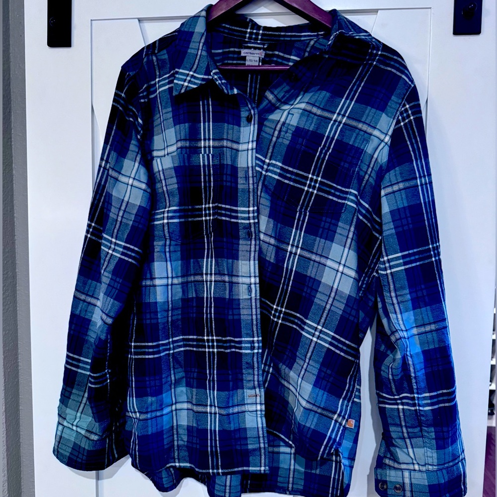 USED Carhartt Flannel XL